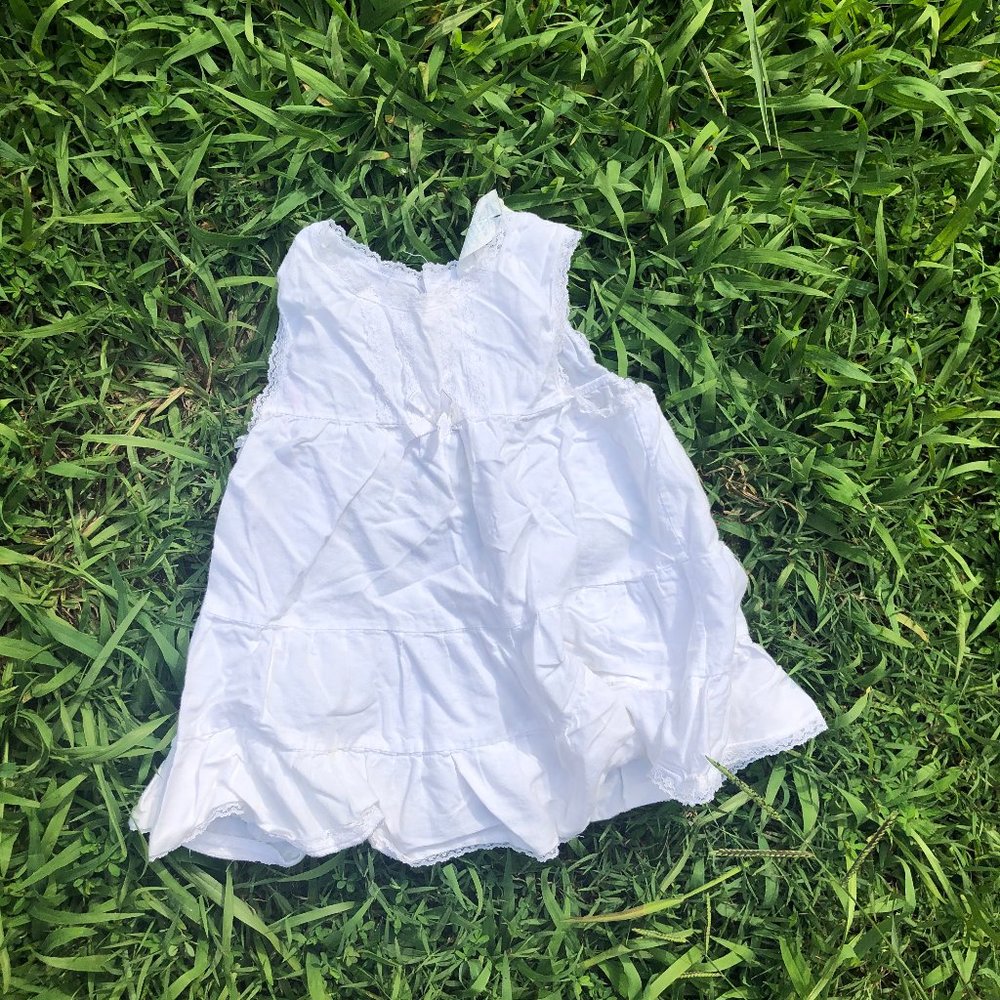 White Linen Dress